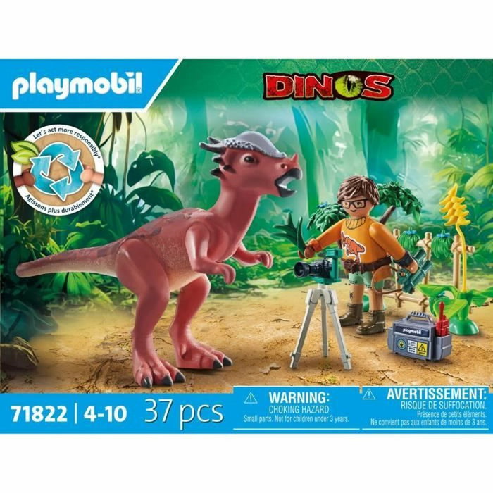 Playmobil 71822 Stygimoloch, chercheur et accessoires, Dinos Playmobil 71822 Stygimoloch, chercheur et accessoires, Dinos