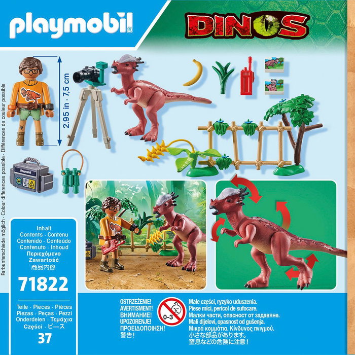 Playmobil 71822 Stygimoloch, chercheur et accessoires, Dinos Playmobil 71822 Stygimoloch, chercheur et accessoires, Dinos