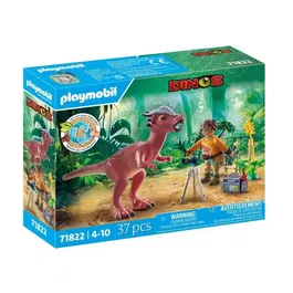 PLAYMOBIL 71822 Figurine Stygimoloch, chercheur et accessoires, Dinos, 37 pièces, jouet éducatif à partir de 4 ans