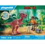 PLAYMOBIL 71822 Figurine Stygimoloch, chercheur et accessoires, Dinos, 37 pièces, jouet éducatif à partir de 4 ans