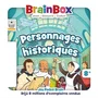 BrainBox Jeu de Cartes Poche - Personnages Historiques : Jeu de Mémoire et d'Observation Éducatif pour Enfants à Partir de 8 Ans