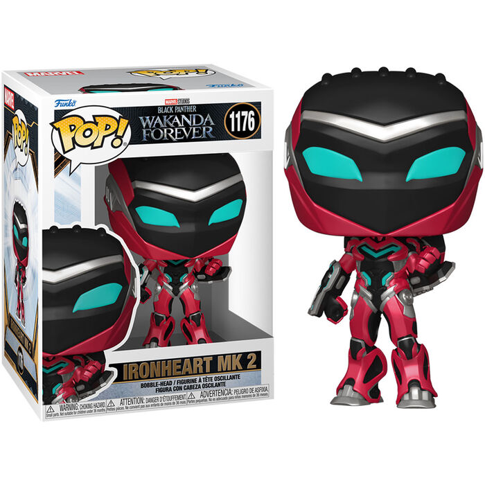 Funko Pop Marvel Black Panther Wakanda Forever Ironheart Mk2 Figurine - 9 cm