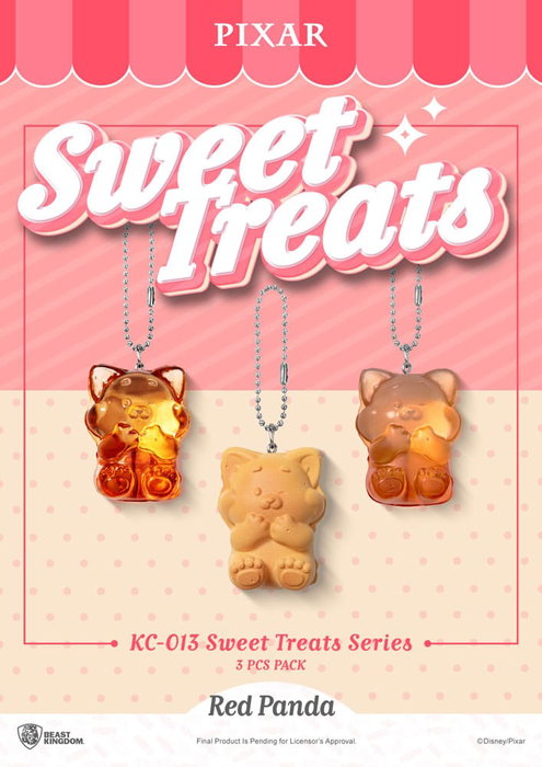 Pixar pack 3 porte-clés Sweet Treats Series 4 cm