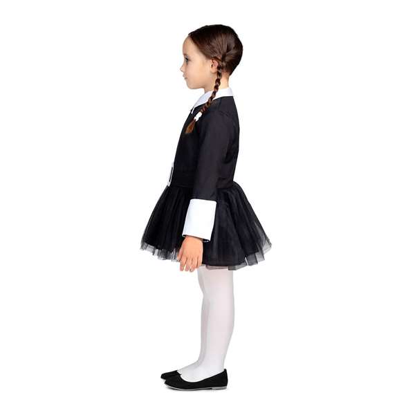 My Other Me Déguisement Robe Fillette Possédée Noir 7-9 Ans