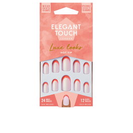 Elegant Touch LUXE LOOKS Ongles avec Colle Ovale Hot Tip