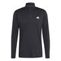 Sweat sans capuche homme Adidas Tr-Es+ 1I4Zip Noir