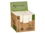 KINVARA Set de 50 pailles en papier blanc avec présentoir