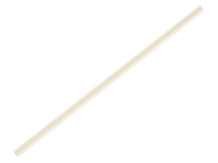 KINVARA Set de 50 pailles en papier blanc avec présentoir