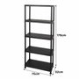 Keter Étagère de rangement Plus 75/5 - 5 tablettes - Noir