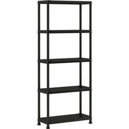 Keter Étagère de rangement Plus 75/5 - 5 tablettes - Noir