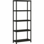 Keter Étagère de rangement Plus 75/5 - 5 tablettes - Noir