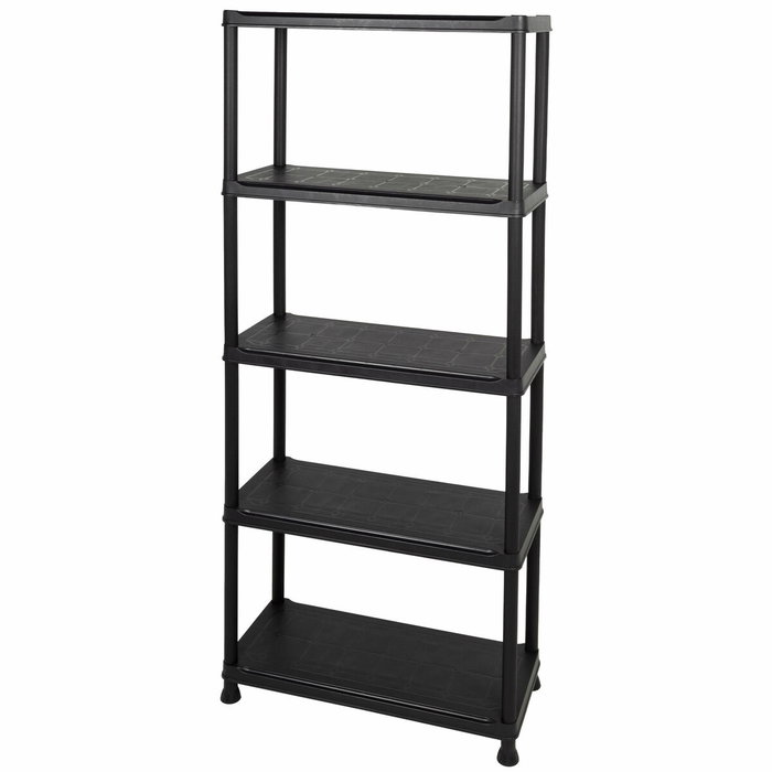 Keter Étagère de rangement Plus 75/5 - 5 tablettes - Noir