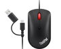 Lenovo ThinkPad Compact Souris Filaire USB-C et USB-A avec Adaptateur, 2400 DPI