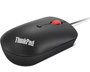 Lenovo ThinkPad Compact Souris Filaire USB-C et USB-A avec Adaptateur, 2400 DPI