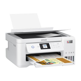 Epson EcoTank ET-2856 Imprimante Multifonction Jet d'encre Blanc, A4, Wi-Fi, USB