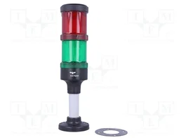 AUER SIGNAL Colonne de signalisation Eco Modul 60 rouge/vert LED 60mm 24V AC/DC IP66
