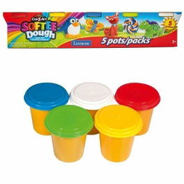 Lexibook Coffret de 5 pâtes à modeler Softee couleurs classiques