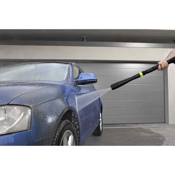 Karcher Lance Haute Pression Multi Power pour Nettoyeur K6 K7 - 5 Formes de Jets pour Escaliers, Murets et Garage - Noire et Jaune