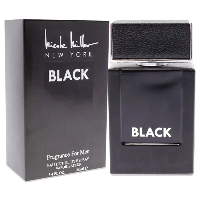 Nicole Miller New York Black Eau de Toilette pour hommes 100 ml