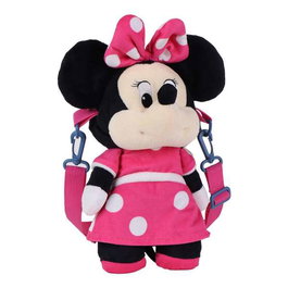 Minnie Mouse Sac à dos peluche Minnie 18.0 x 34.0 x 11.0 cm Fuchsia