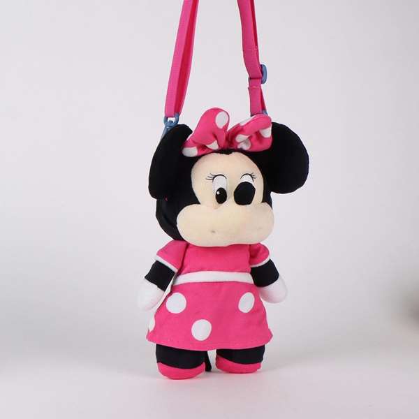 Minnie Mouse Sac à dos peluche Minnie 18.0 x 34.0 x 11.0 cm Fuchsia