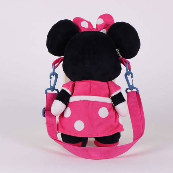 Minnie Mouse Sac à dos peluche Minnie 18.0 x 34.0 x 11.0 cm Fuchsia