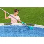 Bestway Aspirateur Electrique Rechargeable Aquasurge Sans Fil pour Piscine Jusqu'a 6.10 m de Diametre, Manche Telescopique