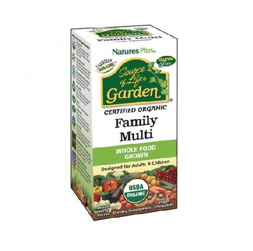 NATURES PLUS Garden Source of Life Family Multi 60 comprimés à croquer NATURES PLUS Garden Source of Life Family Multi 60 comprimés à croquer