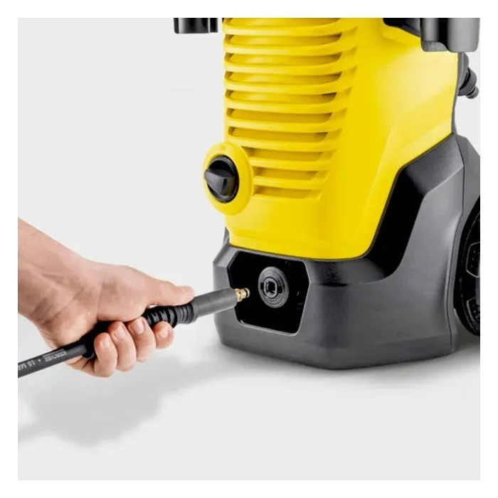Karcher K 4 WCM Nettoyeur haute pression, 130 bar, 1800W, 420 L/h, poignée-pistolet Quick Connect, flexible 6 m, lance Vario Power, rotabuse, nettoyage terrasse, voiture