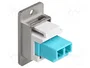 DELOCK Connecteur fibre optique Keystone LC duplex multi-mode