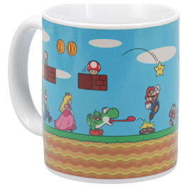 Paladone Tasse Isotherme à Changement de Couleur Super Mario - Tasse Magique en Céramique 300 ml - Collection Officielle