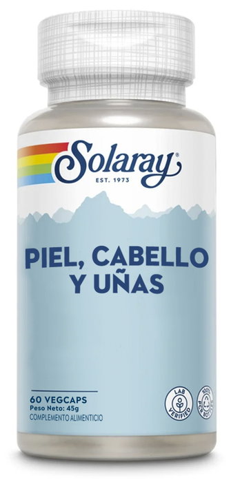 SOLARAY Peau Cheveux Ongles 60 capsules SOLARAY Peau Cheveux Ongles 60 capsules