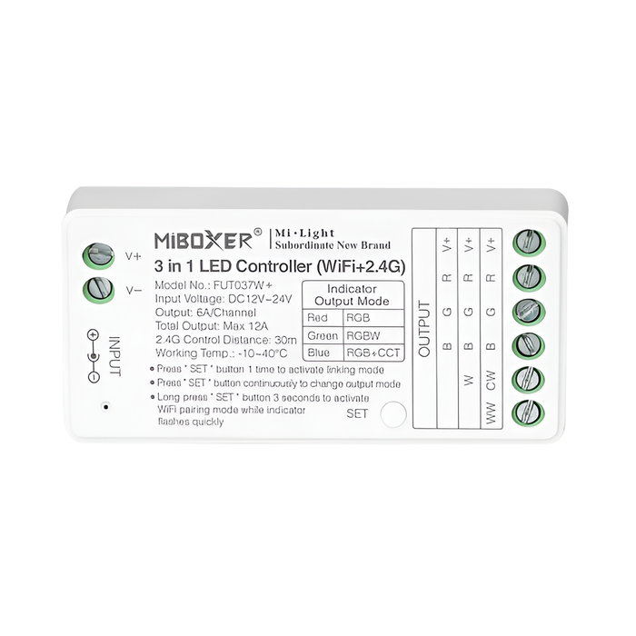 Contrôleur LED 3 en 1 2,4GHz [HLP-E3-RF]