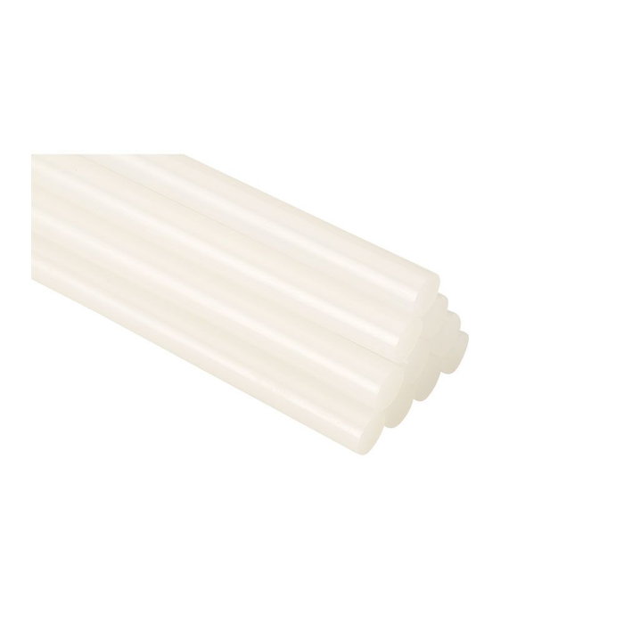 Salki Bâtonnets de colle thermofusible translucide, Ø 12 x 200 mm, 24 unités Salki Bâtonnets de colle thermofusible translucide, Ø 12 x 200 mm, 24 unités