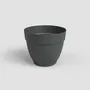 Artevasi Pot de fleurs Capri Campana 12L - Anthracite - Rond H 25.2 x Ø 30 cm - Résistant au gel - Pour intérieur et extérieur