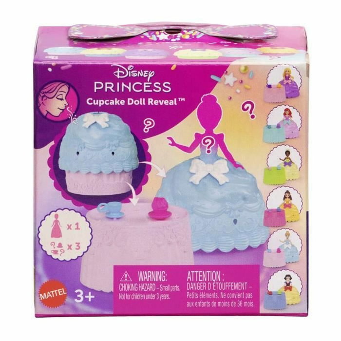 Disney Princess Petite poupée Cupcake Doll Reveal avec 5 surprises