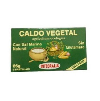 INTEGRALIA Caldo Vegetal Eco avec sel marin naturel, 6 cubes INTEGRALIA Caldo Vegetal Eco avec sel marin naturel, 6 cubes