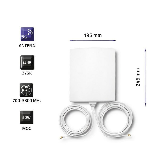 Qoltec Antenne TV 57022