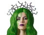 Diadème avec Serpientes Multicolores pour Déguisement Style Méduse, Adultes Femmes - Accessoire Mythologique Grec et Halloween