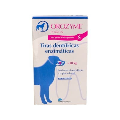 Ecuphar Vet Orozyme Bandes Dentifrices Enzymatiques T/S pour Chiens jusqu'à 10 kg - 24 Unités Ecuphar Vet Orozyme Bandes Dentifrices Enzymatiques T/S pour Chiens jusqu'à 10 kg - 24 Unités