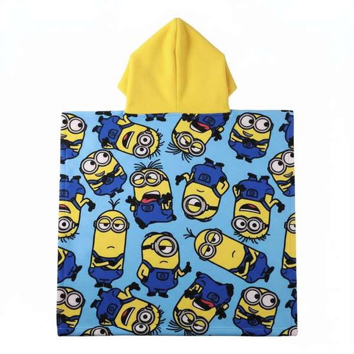 Serviette poncho avec capuche Minions 55 x 77 cm Serviette poncho avec capuche Minions 55 x 77 cm
