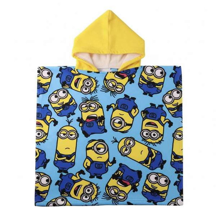 Serviette poncho avec capuche Minions 55 x 77 cm Serviette poncho avec capuche Minions 55 x 77 cm