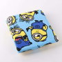 Cerdá Minions - Poncho en microfibre pour enfants avec motif Minions - Dimensions : 55.0 x 77.0 x 1.0 cm