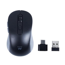 Ewent EW3204 Souris sans fil Noir et gris