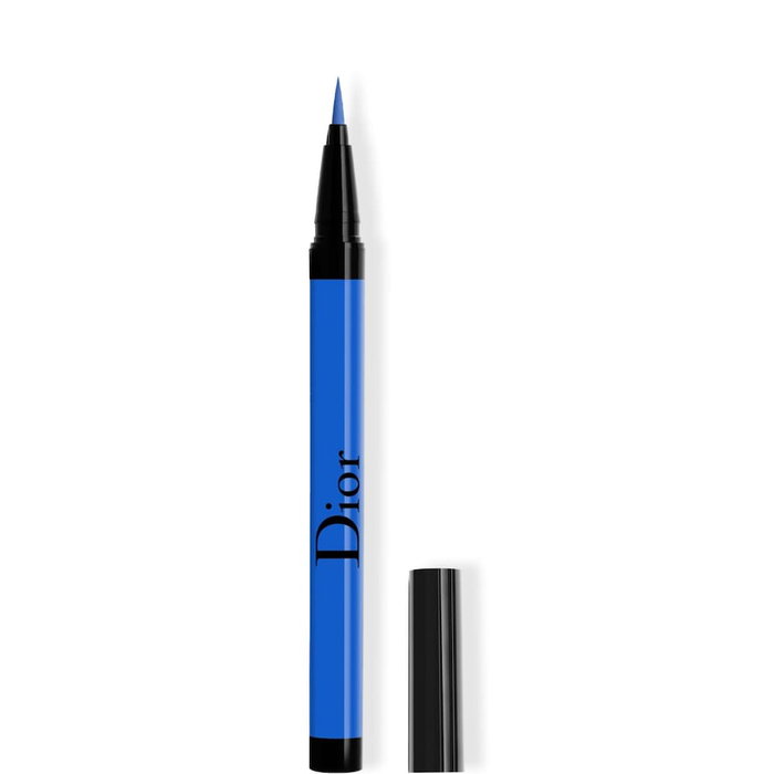 Christian Dior Eyeliner liquide Diorshow On Stage 0.55 ml - Indigo satiné 181, pointe feutre ultra-flexible, couleur intense et résistance à l'eau