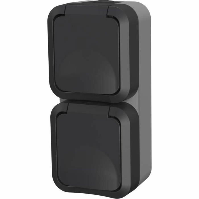 BigBuy Home Aqua Pro Prise Intelligente Verticale Extérieure IP55 BigBuy Home Aqua Pro Prise Intelligente Verticale Extérieure IP55