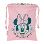 SAFTA Sac à goûter Disney Minnie Mouse Minty avec cordon de serrage - 20x25 cm