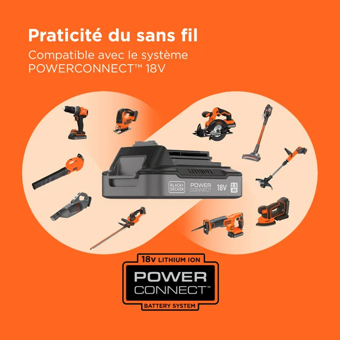 Black + Decker BDCIM18N-XJ Visseuse à impact sans fil 18V