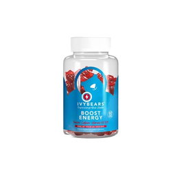 IVYBEARS Boost Energy - Gummies énergétiques avec Taurine et Caféine (150g) - Sans colorants ni édulcorants artificiels - Fabriqué en Allemagne