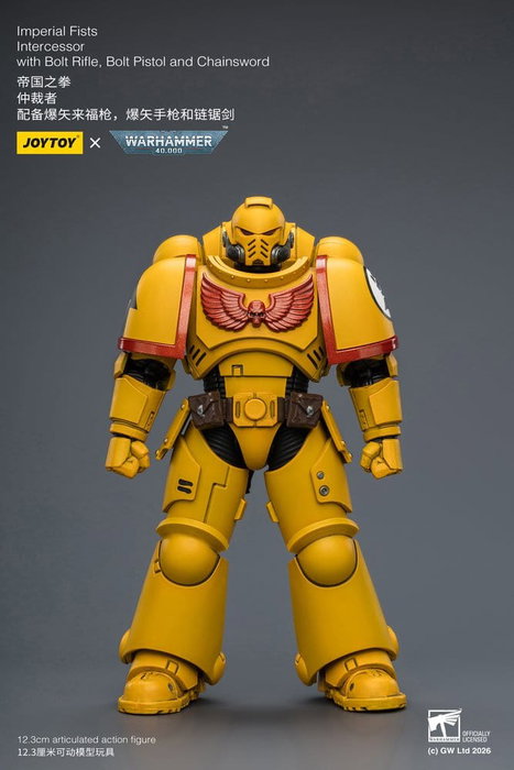 Joy Toy (CN) Warhammer 40,000 Figurine Imperial Fists Intercessor 12 cm Joy Toy (CN) Warhammer 40,000 Figurine Imperial Fists Intercessor 12 cm